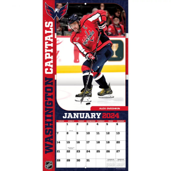 NHL продукти календар NHL Elite 2024 Wall Calendar