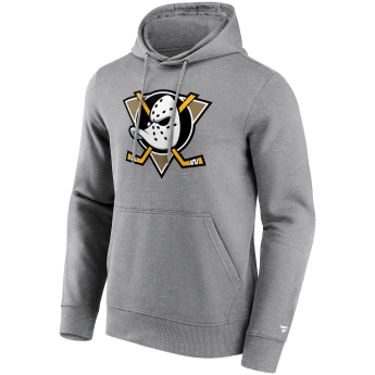 Anaheim Ducks мъжки суитшърт с качулка Primary Logo Graphic Hoodie grey