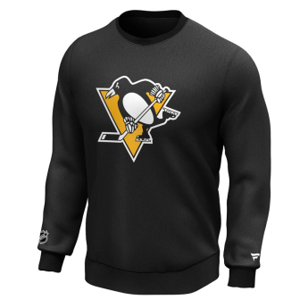 Pittsburgh Penguins мъжки суитшърт Iconic Primary Colour Logo Graphic Crew