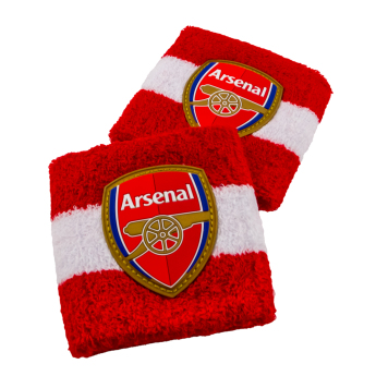 Arsenal FC накитници 2 pack red with white Wristbands