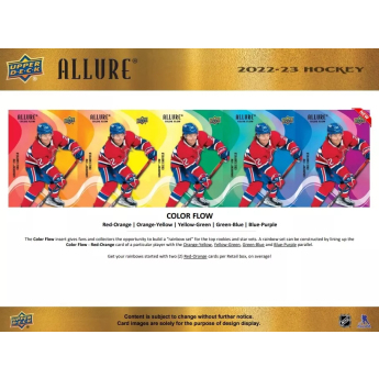 NHL кутии хокей карти NHL 2022-23 Upper Deck Allure Blaster Box