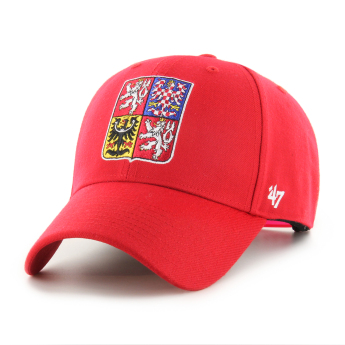Отбори по хокей баскетболна шапка с козирка Czech Republic 47 MVP SNAPBACK Red