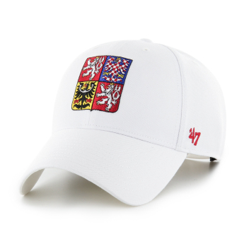 Отбори по хокей баскетболна шапка с козирка Czech Republic 47 MVP SNAPBACK White