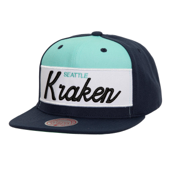 Seattle Kraken шапка с козирка flat Retro Sport Snapback Vintage