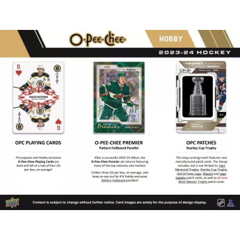NHL кутии хокей карти NHL 2023-24 Upper Deck O-Pee-Chee Hobby Box