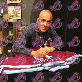 Легенди фланелка с рамка West Ham United FC 2000 Di Canio Signed Shirt (Framed)