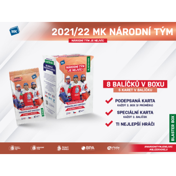 NHL кутии хокей карти NHL Czech hockey national team representation 2022 Blaster box