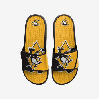 Pittsburgh Penguins мъжки пантофи Colorblock Slipper
