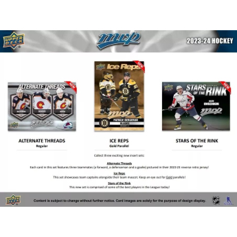 NHL кутии хокей карти NHL 2023-24 Upper Deck MVP Hockey Blaster Box