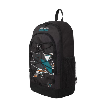 San Jose Sharks раница FOCO Big Logo Bungee Backpack