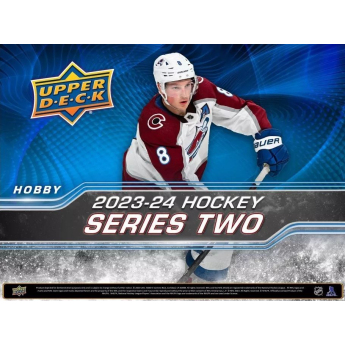NHL кутии хокей карти NHL 2023-24 Upper Deck Series 2 Hobby Box