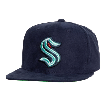 Seattle Kraken шапка с козирка flat Sweet Suede Snapback