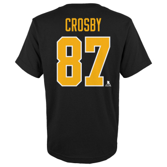 Pittsburgh Penguins детска тениска Sidney Crosby 87 Name & Number black