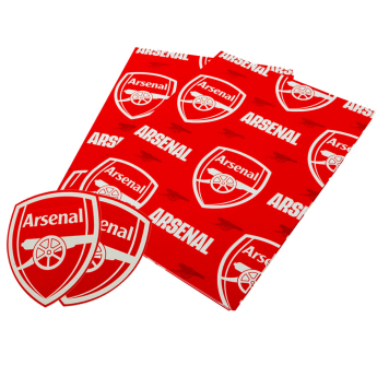 Arsenal FC опаковъчна хартия 2 pcs Text Gift Wrap