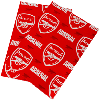 Arsenal FC опаковъчна хартия 2 pcs Text Gift Wrap