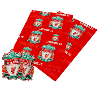 Liverpool FC опаковъчна хартия 2 pcs Text Gift Wrap