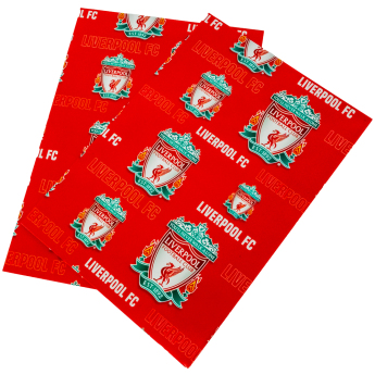 Liverpool FC опаковъчна хартия 2 pcs Text Gift Wrap