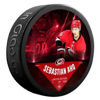 Carolina Hurricanes шайба sebastian aho 20 exclusive player hockey puck