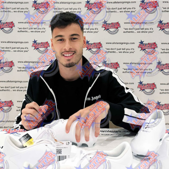 Легенди футболна обувка с рамка Arsenal FC Martinelli Signed Boot (Framed)