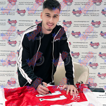 Легенди фланелка с рамка Arsenal FC 2023-2024 Martinelli Signed Shirt (Framed)