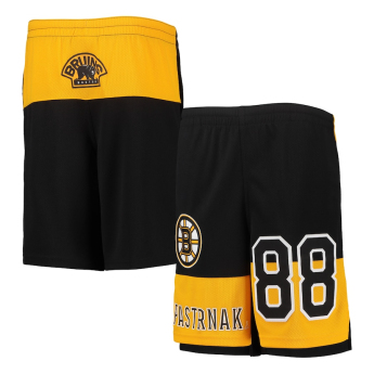 Boston Bruins детски къси панталони David Pastrňák #88 Pandemonium Name & Number