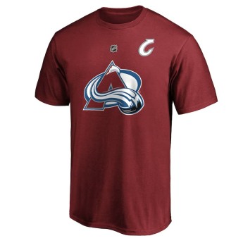 Colorado Avalanche мъжка тениска Gabriel Landeskog #92 Stack Name & Number T-Shirt