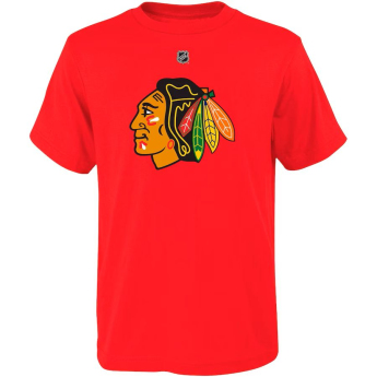 Chicago Blackhawks детска тениска Connor Bedard #98 Player Name & Number Red