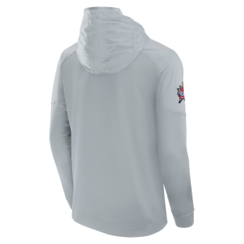 NHL продукти мъжки суитшърт с качулка 2024 NHL All-Star Game Authentic Pro Tech Fleece Gray
