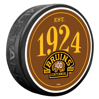 Boston Bruins шайба 100th Anniversary Commemorative Hockey Year