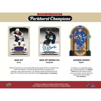 NHL кутии хокей карти NHL 2022-23 Upper Deck Parkhurst Champions Blaster Box