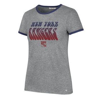 New York Rangers дамска тениска Letter Ringer grey