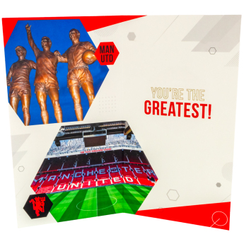 Manchester United картичка за рожден ден Dad Birthday Card