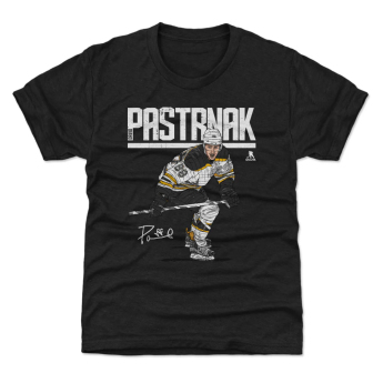 Boston Bruins детска тениска David Pastrnak #88 Hyper WHT 500 Level black