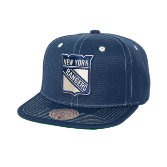New York Rangers шапка с козирка flat Contrast Natural Snapback Vintage