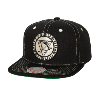 Pittsburgh Penguins шапка с козирка flat Contrast Natural Snapback Vintage