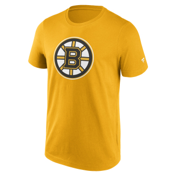 Boston Bruins мъжка тениска Primary Logo Graphic T-Shirt Yellow Gold