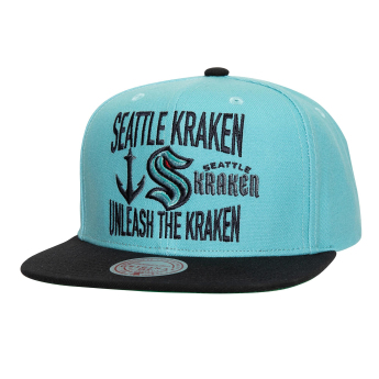 Seattle Kraken шапка с козирка flat City Love Snapback Vintage
