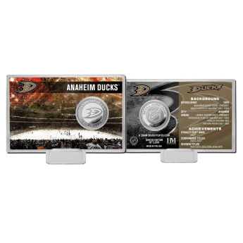 Anaheim Ducks колекционерска монета History Silver Coin Card Limited Edition od 5000