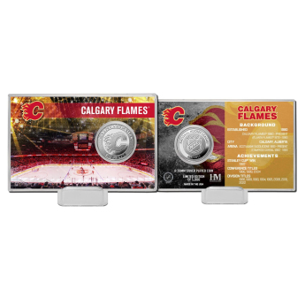 Calgary Flames колекционерска монета History Silver Coin Card Limited Edition od 5000