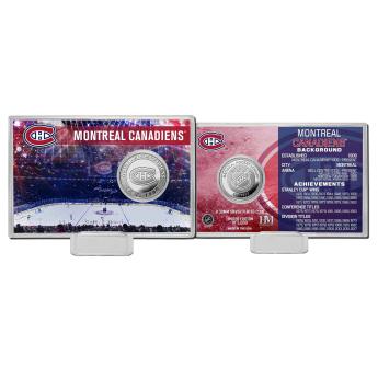 Montreal Canadiens колекционерска монета History Silver Coin Card Limited Edition od 5000