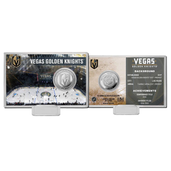 Vegas Golden Knights колекционерска монета History Silver Coin Card Limited Edition od 5000