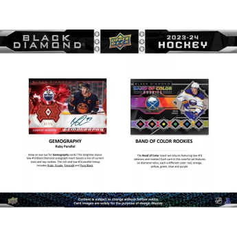 NHL кутии хокей карти NHL 2023-24 Upper Deck Black Diamond Hockey Hobby Box