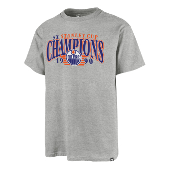 Edmonton Oilers мъжка тениска Champions Backer 47 ECHO Tee grey