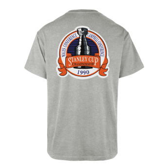 Edmonton Oilers мъжка тениска Champions Backer 47 ECHO Tee grey