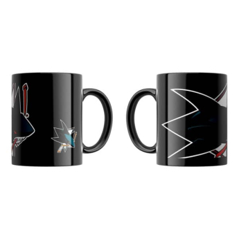 San Jose Sharks халба Oversized Logo NHL (330 ml)