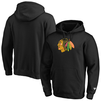 Chicago Blackhawks мъжки суитшърт с качулка mid essentials crest graphic hoodie black