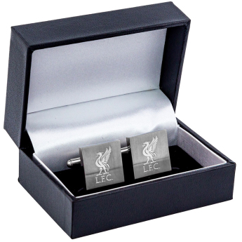 Liverpool FC копчета за ръкавели Stainless Steel Square Cufflinks