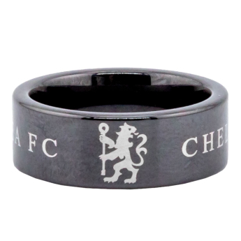 Chelsea FC пръстен Black Ceramic Ring Large