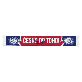 Отбори по хокей детски зимен шал Česko do Toho Lion logo