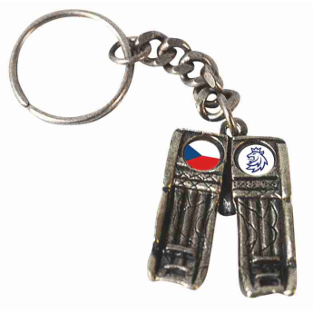 Отбори по хокей висулка за ключодържател Czech Republic concrete flag lion